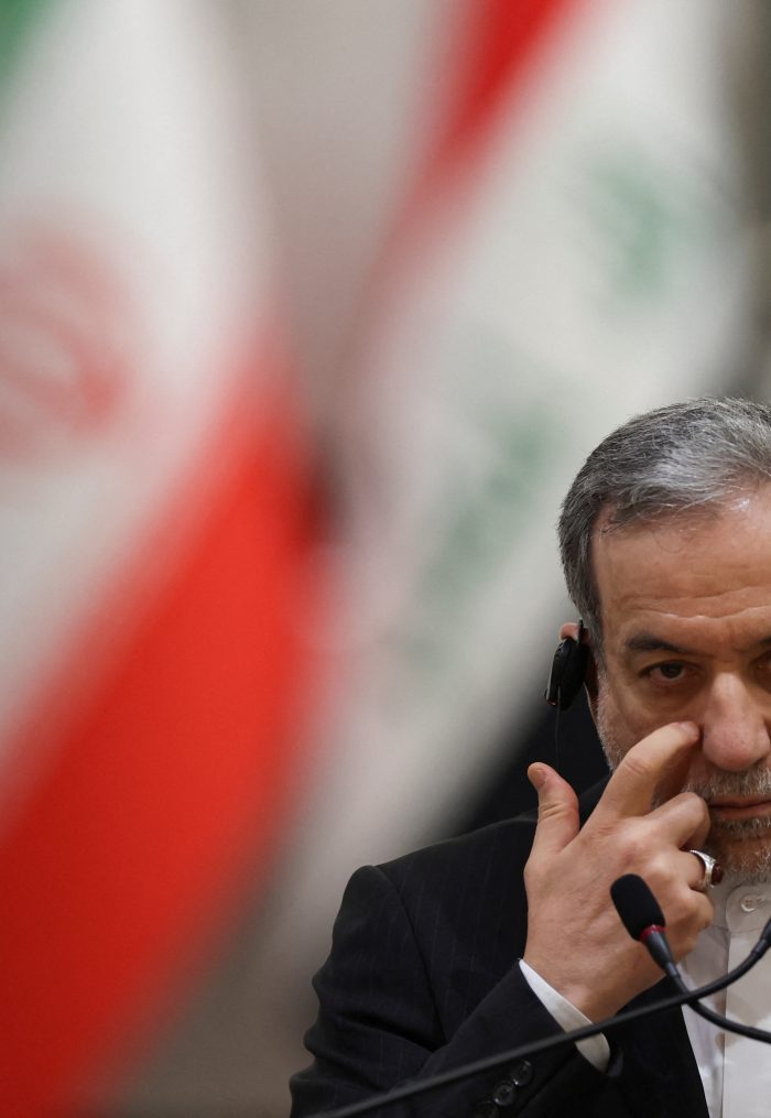 Iraqi And Iranian Foreign Ministers Hold Joint Press Conference In Baghdad