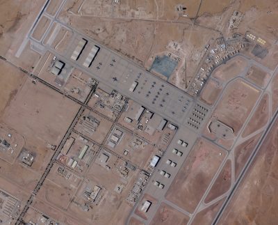 A Satellite Image Shows Planes At Prince Sultan Air Base