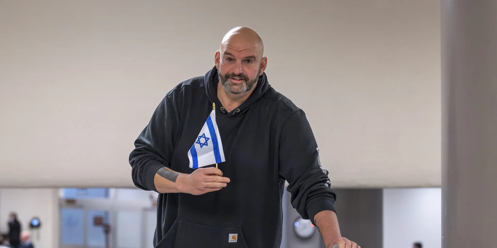 US Senator Fetterman struggles to defend support for Israel as progressives win big