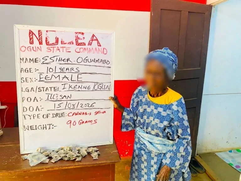 101-Year-Old Great-Grandmother Arrested for Selling Drugs in Sachets as NDLEA Reports Multi-State Breakthroughs