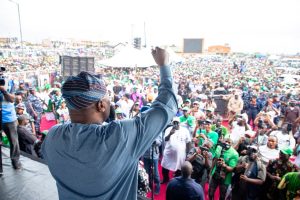 Alhaji Atiku Abubakar addressing ADC members in Osogbo 