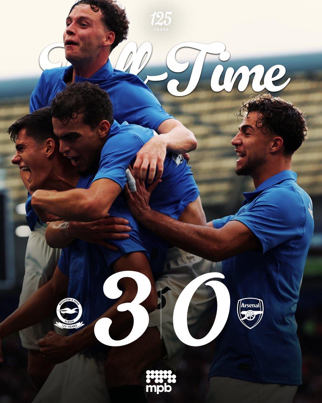 Arsenal’s Perfect Run Ends as Brighton Deliver Statement Win