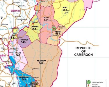 Map Of Cross River State Showing The Varying Local Government Areas Culled From Pinterest