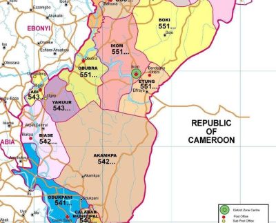 Map Of Cross River State Showing The Varying Local Government Areas Culled From Pinterest
