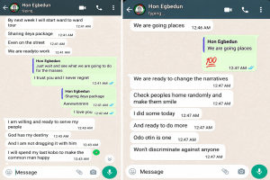 Uselaw's Conversation With Rt. Hon Egbedun Years Ago