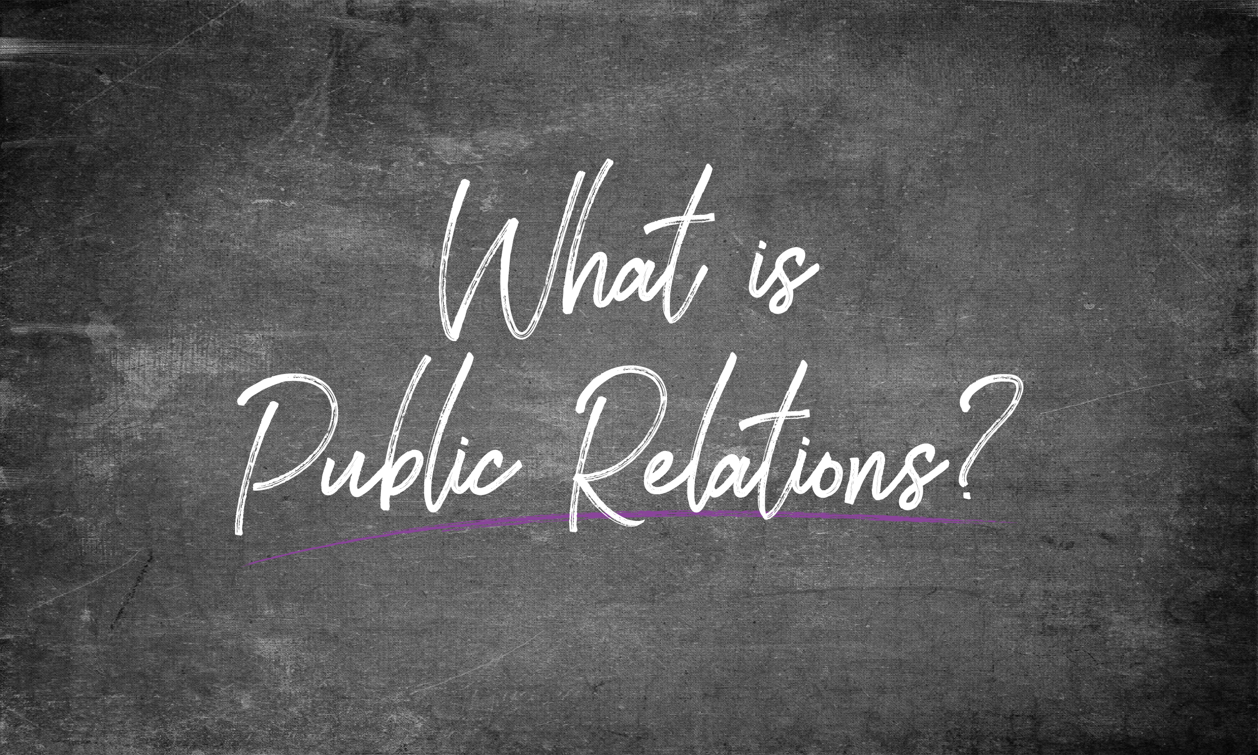 Spoiler! Public Relations is not Communications