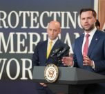 Us Vice President Vance Holds A Press Conference On Anti Fraud Initiatives, In Washington